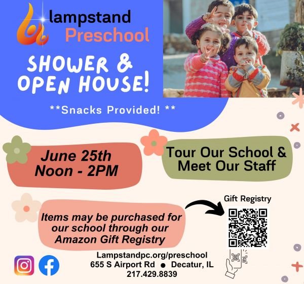 Lampstand Preschool Shower and Open House